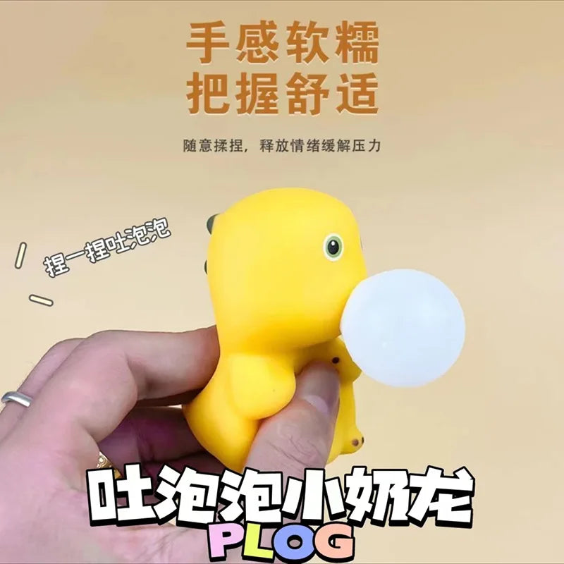 Mini Squishy Milk Dragon | Slow Rebound Stress Relief Toy